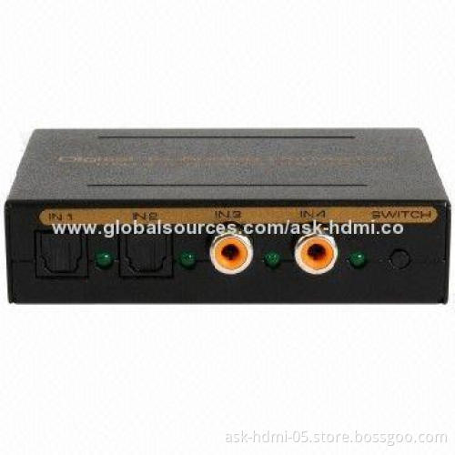 Digital TV Analog Converter, LR/3.5mm/SPDIF Output